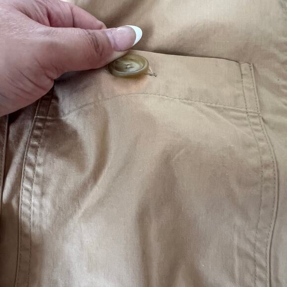 Calvin Klein Women's Vintage Safari Jacket Camel Size 8 - Picture 12 of 12